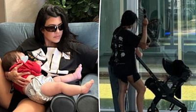 Kourtney Kardashian offers new glimpses of her and Travis Barker’s baby, Rocky: ‘Summer adventures’