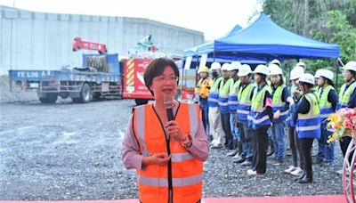 彰化東彰道路南延段拓寬工程 王惠美視察防汛演練