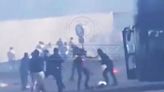 Fan clashes before French Cup final between Lyon and PSG lead to 30 injuries, 10 arrests