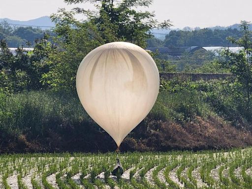 Human waste and old clothes in North Korea trash balloons