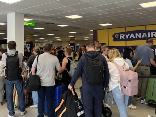 Passengers stranded at Scots airport overnight following global IT outage