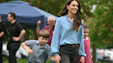 Princess Kate Is Seen Skipping Happily With Prince Louis and Princess Charlotte in Behind-the-Scenes Footage