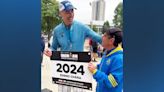 Zdeno Chara surprised by Boston Marathon race director after completing Ironman triathlon