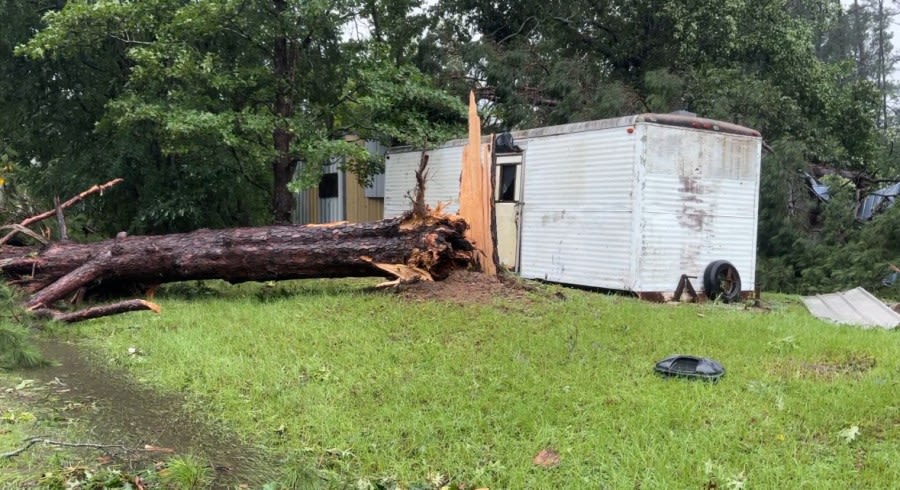 WATCH: Beryl leaves damage throughout East Texas