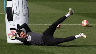 Courtois, operado con éxito de su lesión en el menisco de la rodilla derecha