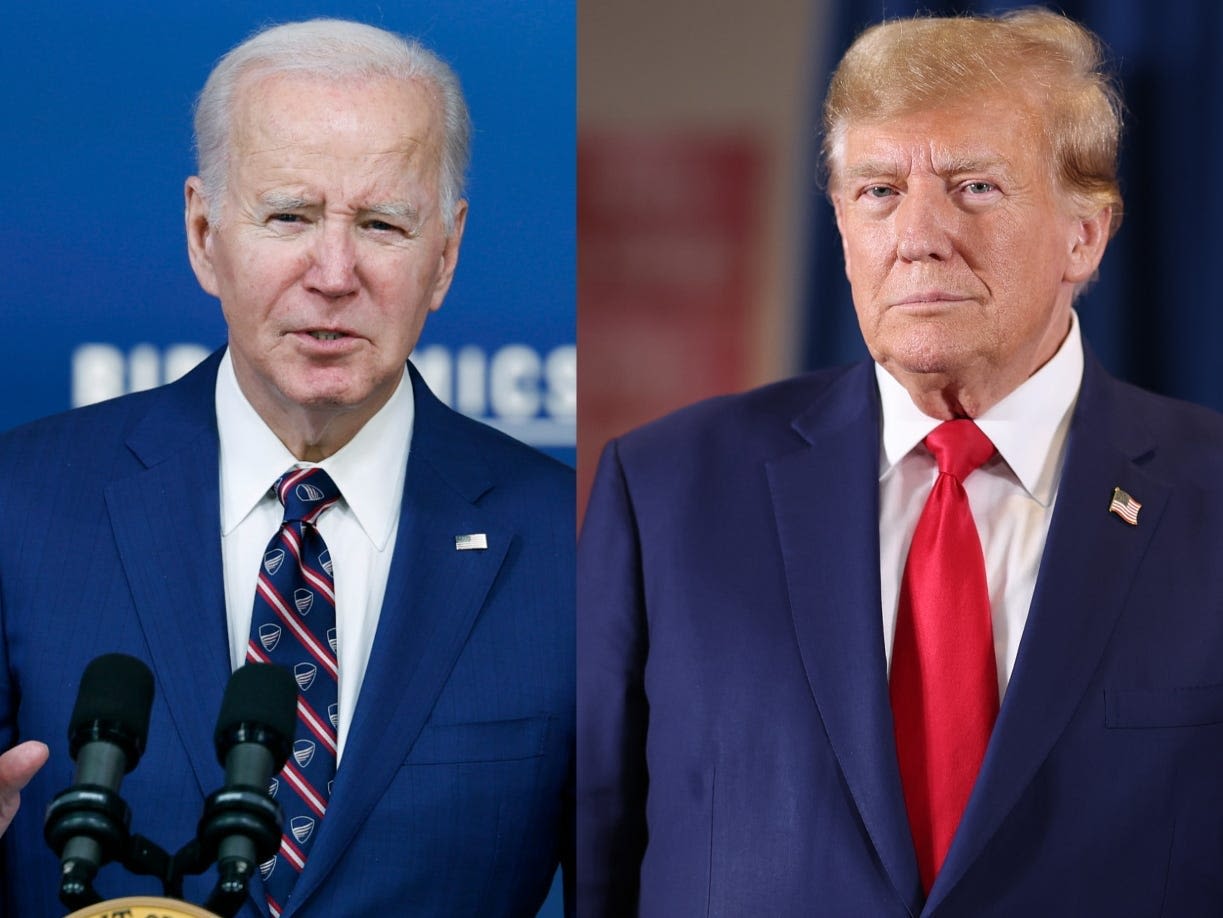 Biden has actually narrowed the gap with Trump in key swing states despite his disastrous debate, new polling shows