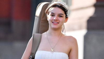 Suri Cruise, 18, flexes musical interest after ditching her dad's surname