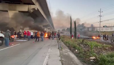 Cierre en la México-Puebla: ¿Qué tramo es bloqueado por la desaparición de Enrique Martínez?