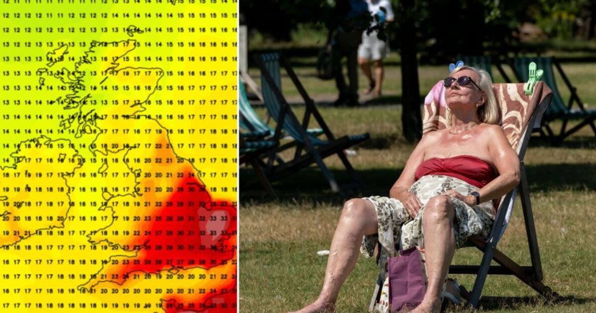 New hot weather maps show exact date Britain will sizzle under 33C Iberian blast