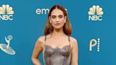 Lily James Serves Early Aughts Glam in Chainmail Versace Dress at 2022 Emmys: 'It's Just Heaven'