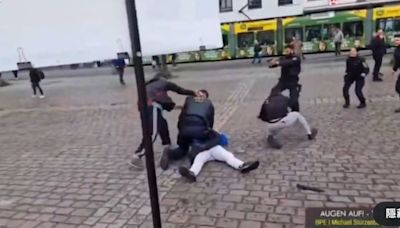 反激進伊斯蘭教聚會驚爆隨機砍人 德國員警慘遭割喉…驚悚畫面曝光