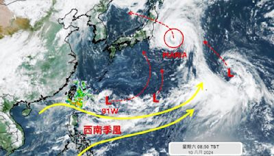 瑪莉亞颱風才成形！「3颱共舞」恐成真 專家曝生成時間