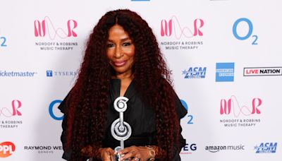 Chaka Khan declares music ‘really does heal’ as she picks up Silver Clef honour