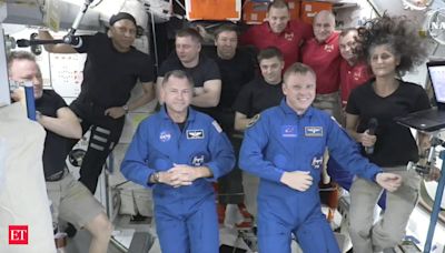 Stuck NASA astronauts Sunita Williams and Butch Wilmore welcome SpaceX capsule that'll bring them home next year