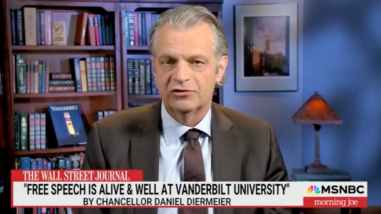 Vanderbilt chancellor slams violent anti-Israel agitators on campuses: ‘Nothing to do with free speech’