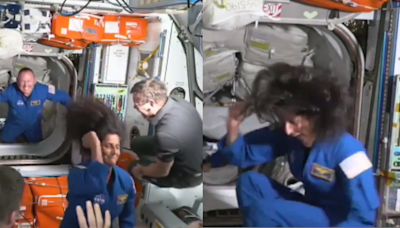 Sunita Williams Dances In Joy As She Returns To International Space Station After 14 Years; Watch