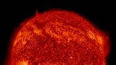 NASA videos reveal explosive events on the sun: a polar vortex of plasma, an X flare, and an eruption from the north pole