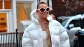 Mariah Carey Takes Winter Whites to the Next Level in $2,500 Prada Puffer Coat