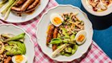 Merguez sausage, avocado and white beans with chermoula recipe