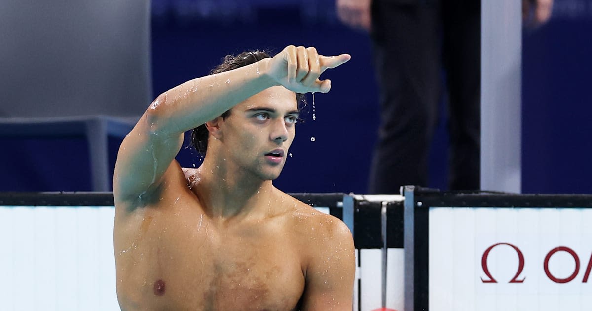 Paris 2024 swimming: All results as Thomas Ceccon beats fast field in men's 100m backstroke