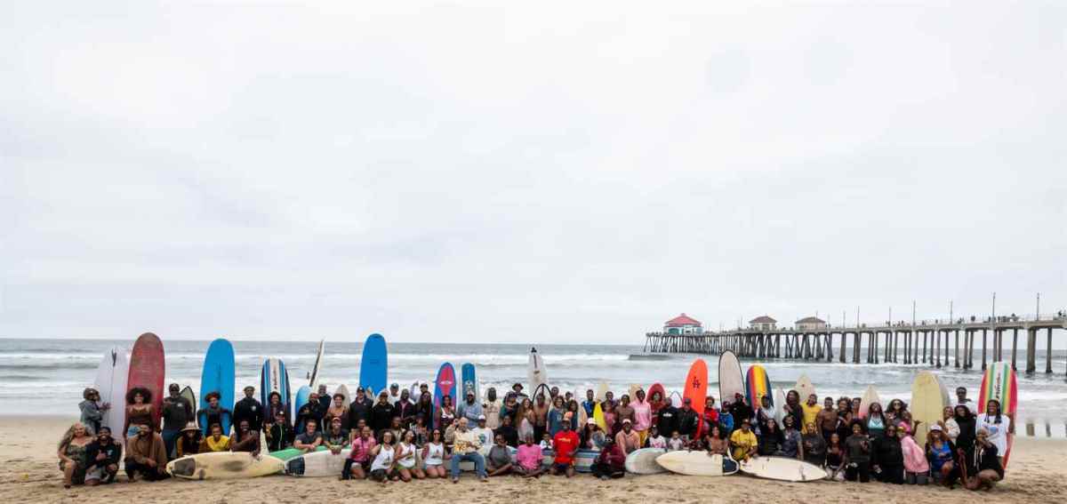 Largest Gathering of Black Surfers Returns to Huntington Beach