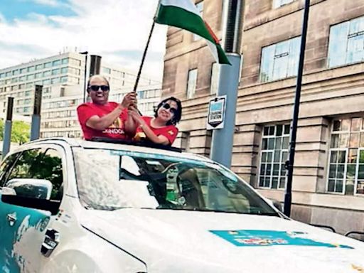 Nagpur To London: Couple’s Road Trip Maps A New World | Nagpur News - Times of India