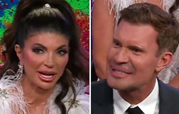 Teresa Giudice puts Jeff Lewis on blast during the 'WWHL' 15th anniversary special: "Tell everybody why you said sorry to me"