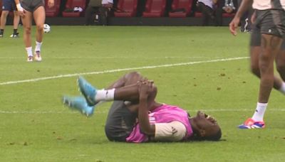 Video | Una figura del Real Madrid se lesionó antes de la final de la Supercopa de Europa y dio un grito desgarrador