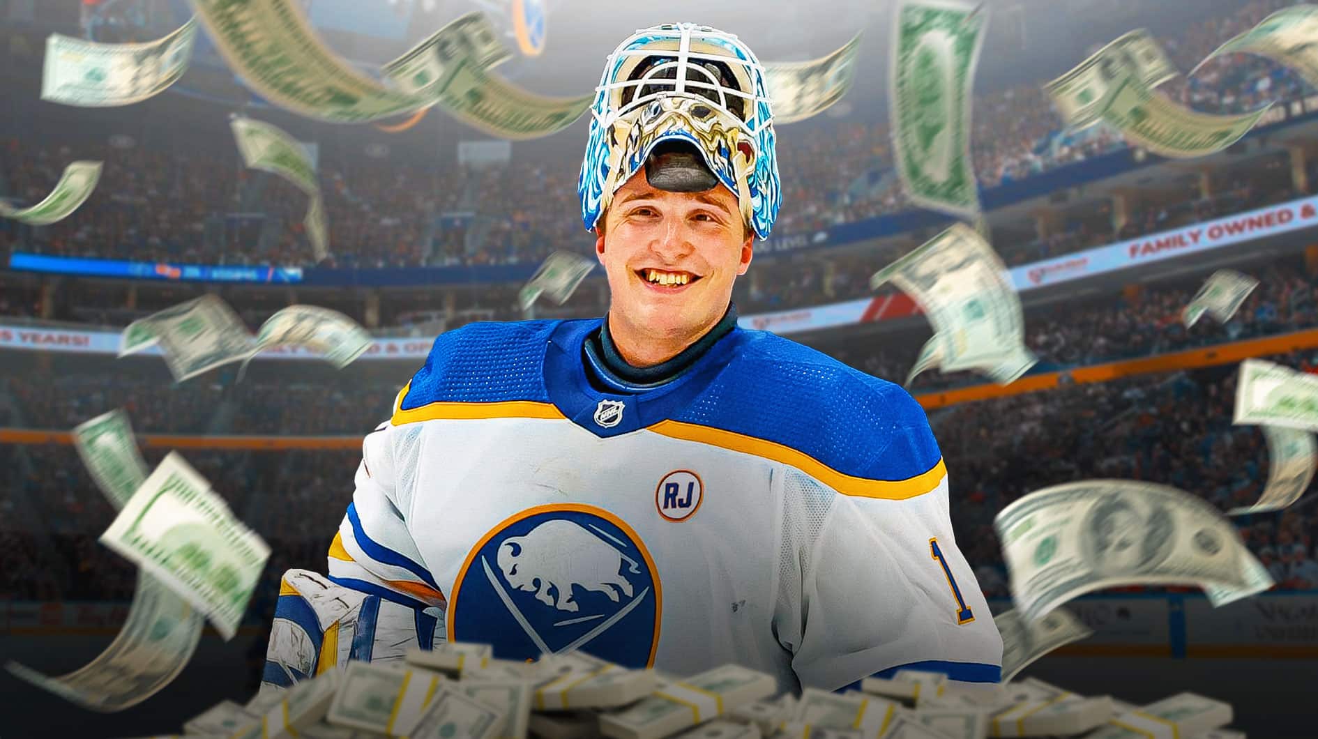 Sabres ink young goaltender to massive five-year contract