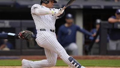 Yankees hit five home runs to rout the Rays