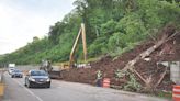 Ohio 60 lane closure: A landslip stopped traffic on State Route 60 Tuesday