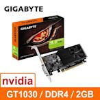 技嘉GIGABYTE GV-N1030D4-2GL顯示卡GT1030