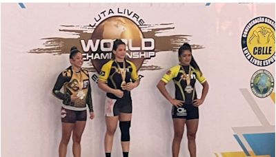 Líder do ranking nacional, acreana é campeã do Mundial de Luta Livre Esportiva, no Rio de Janeiro