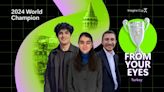 The FROM YOUR EYES team is the winner of Microsoft's 2024 Imagine Cup student competition