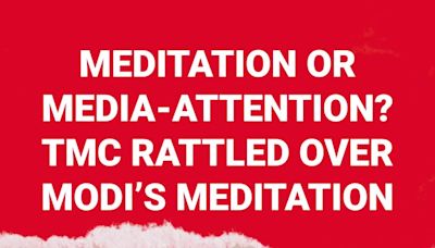 TMC hits out at BJP over televised PM Modi’s meditation, says 'Violates poll code' | News - Times of India Videos