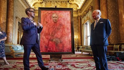 King unveils new portrait