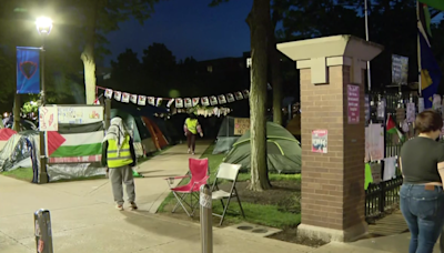 DePaul University warns of possible "escalated confrontations" at pro-Palestinian encampment