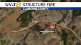 Crews respond to fire at church in Claiborne County