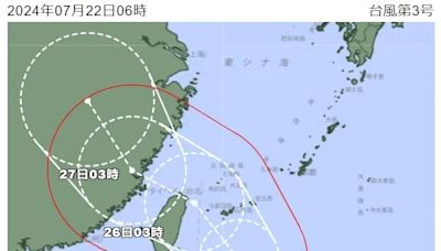 預測路徑曝！估「凱米颱風是強颱」 日本氣象廳：7/25登陸台灣