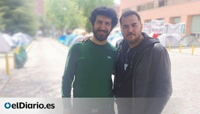 Ismael Serrano, Vetusta Morla, Marwan y Juan Diego Botto acuden a apoyar la acampada de Madrid por Gaza