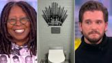 Whoopi Goldberg reveals her Iron Throne toilet to Game of Thrones star Kit Harington on The View