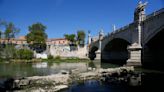 Italy's drought exposes ancient imperial bridge over Tiber