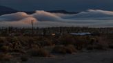 Photos: Wave-like radiation fog hovers over San Diego desert post-rain