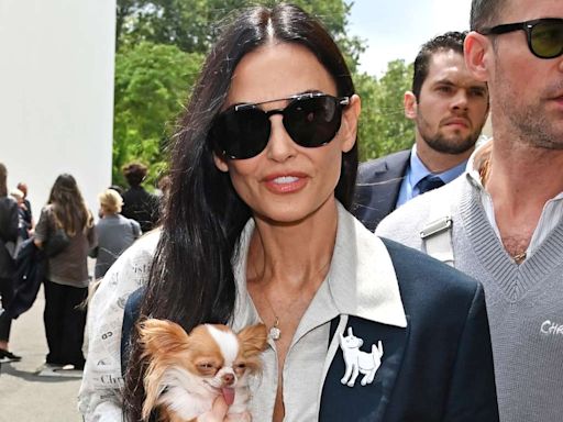 Demi Moore Paired This Polarizing Summer Shoe With the Most Unexpected Accessory