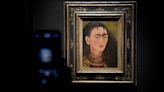 Frida Kahlo's record-breaking self-portrait goes on display for first time in nearly 25 years