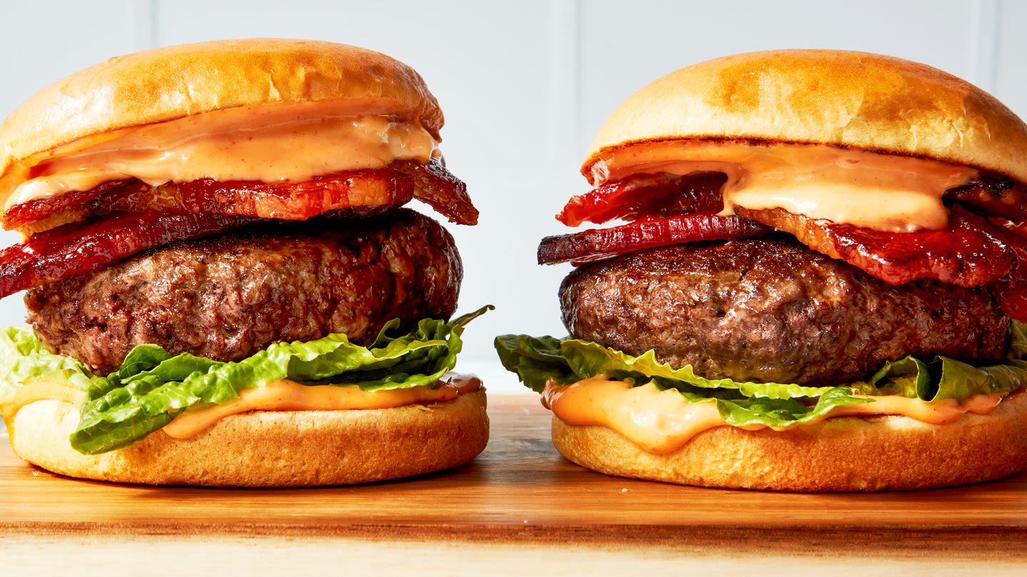 These Firecracker Burgers With Strawberry-Miso Salad Are A Reality Show Winner