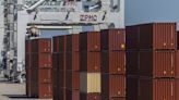 U.S. goods trade deficit widens on weak exports; new home sales tumble