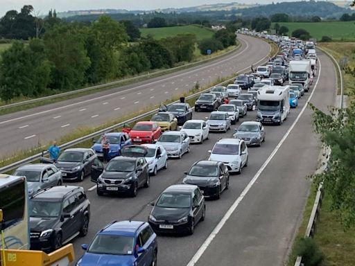 M5 crash leaves three people seriously hurt with motorway closed