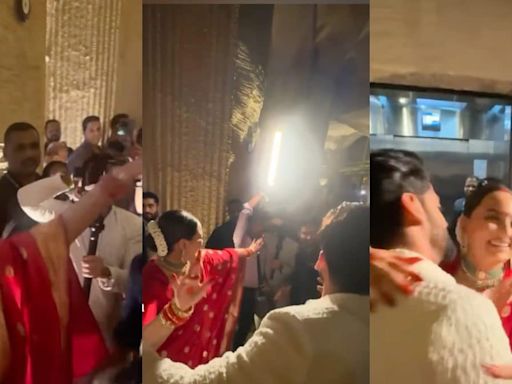 Sonakshi Sinha, Zaheer Iqbal Dance Their Way Into The Wedding Reception With Dhol; Watch - News18