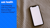 Ask Health: Can Staying Off Your Phone Before Bed Improve Sleep?